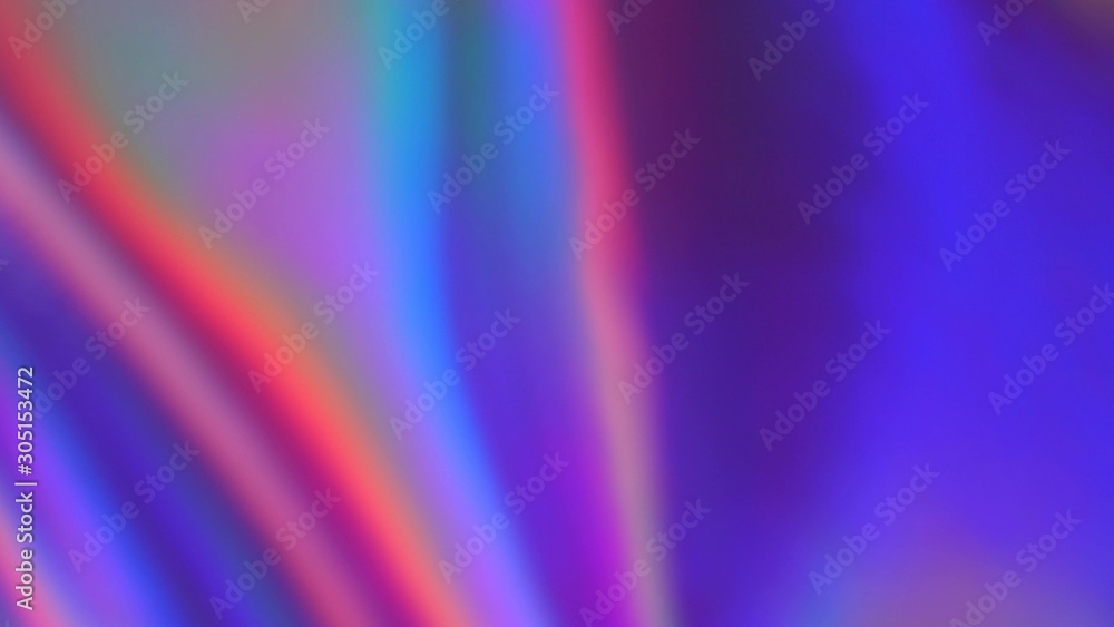 Holographic purple, neon, lilac, pink,  dark blue gradient. Abstract background moving. Psychedelic movement