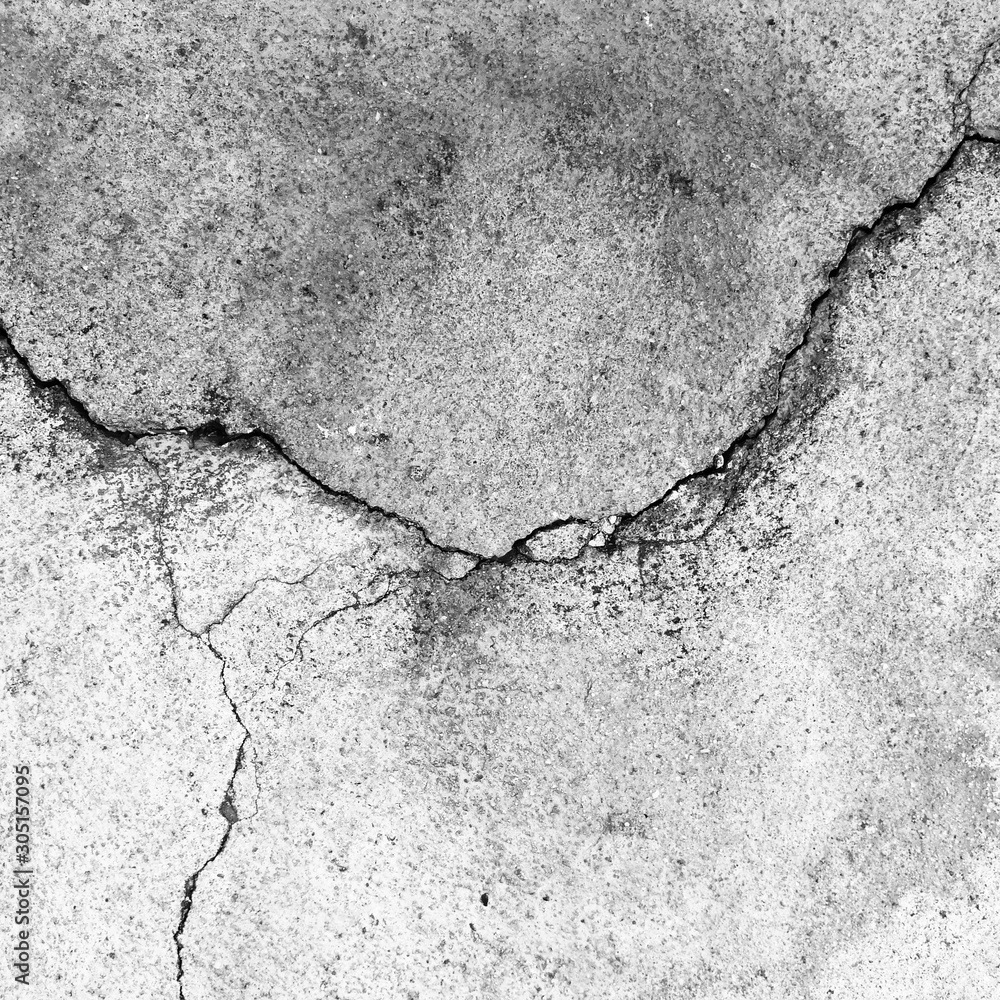 Naklejka premium crack in the wall