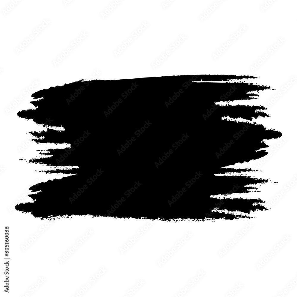 Grunge background hand drawed brush Retro vintage abstract style Paint of ink icon black color vector illustration flat style image