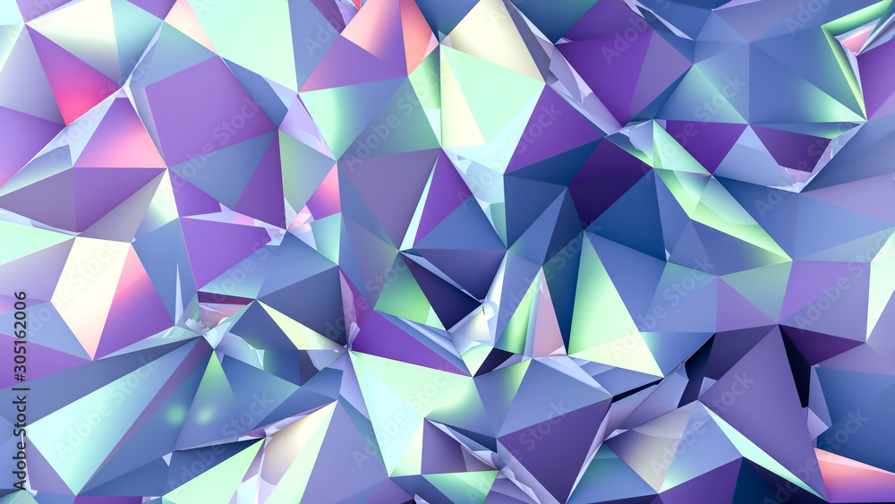 Tech tech triangle crystal background. 3d illustration, 3d rendering. Tech tech triangle crystal background. 3d illustration, 3d rendering.