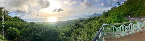 Panoramic view from Chamarel road, Mauritius Island © Annalle