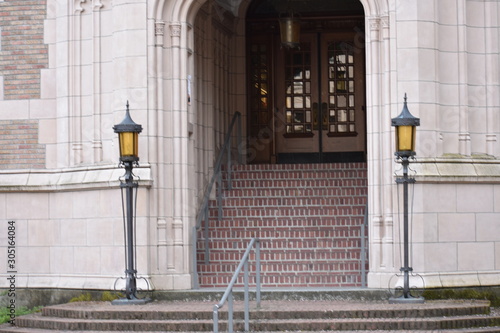 entrance of building