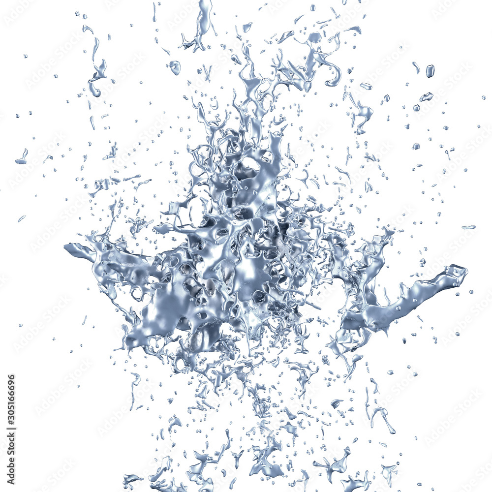 Splash fluid. 3d illustration, 3d rendering. Splash fluid. 3d illustration, 3d rendering.