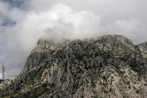 Mountains around Kotor town in Montenegro