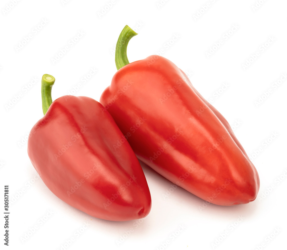 red pepper isolated on white background red pepper isolated on white background