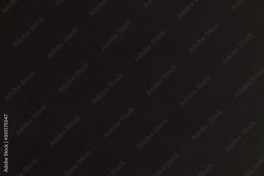Black color concrete wall for abstract concrete background and texture.