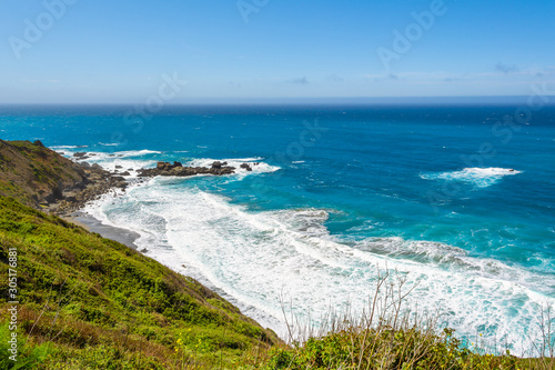The Pacific coast and ocean at Big Sur region. California landscape, United States © vivoo