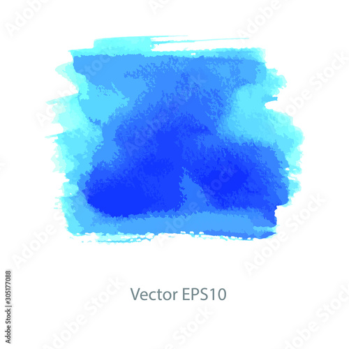 blue watercolor background. vector background	