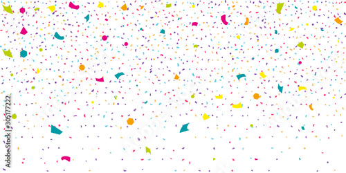 Abstract flying confetti.