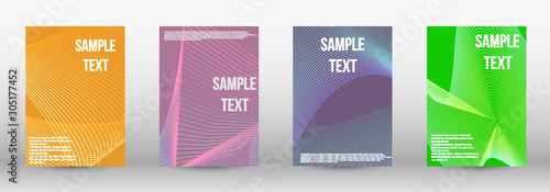 Geometric template with lines 