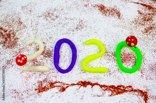 2020 , glitter background, sylvester background photo