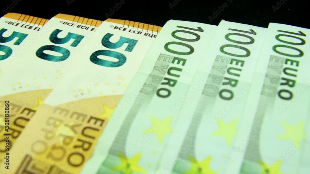 Money nicely ordered EURO bills stack banknote Money nicely ordered EURO bills stack banknote