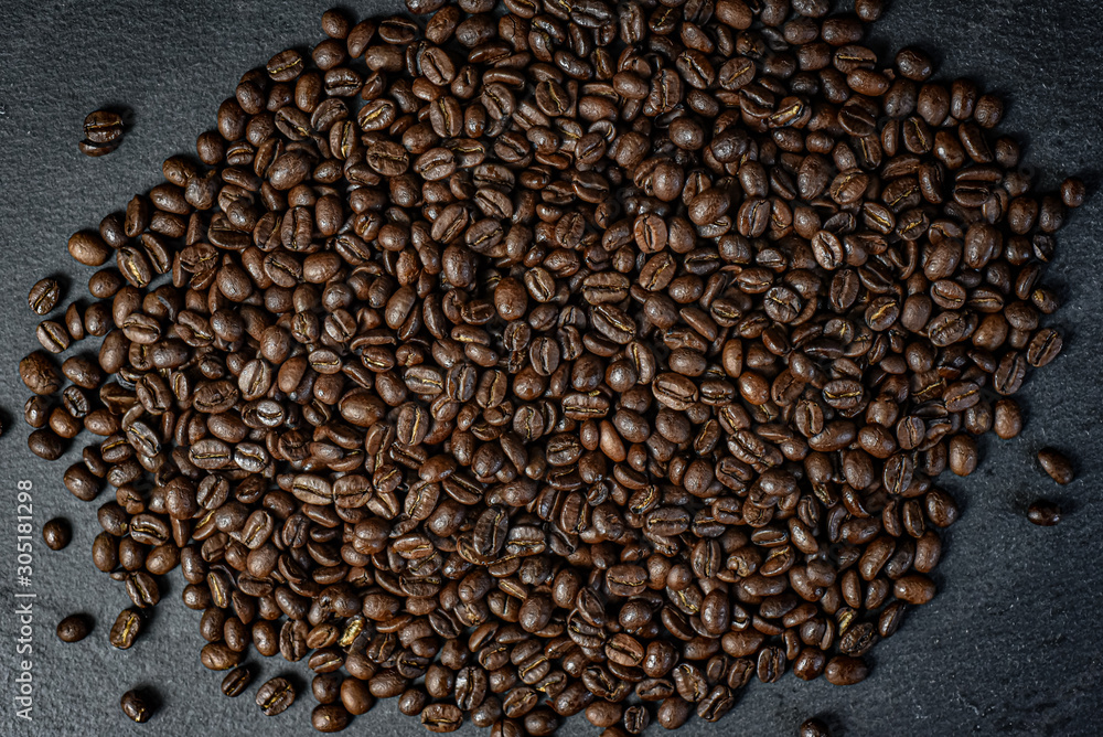 Loads of Coffee beans close up background texture Loads of Coffee beans close up background texture