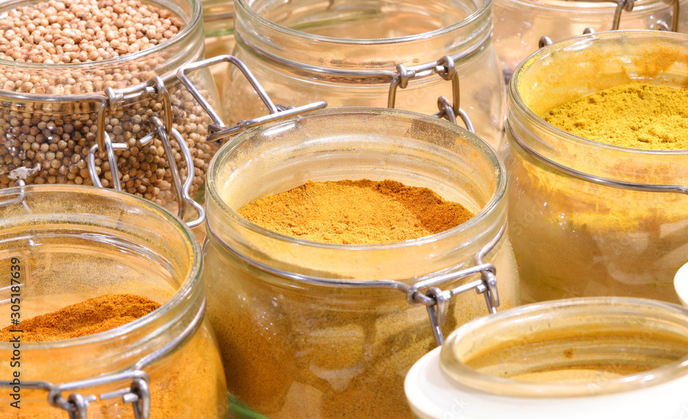 glass jar with spices for sale glass jar with spices for sale