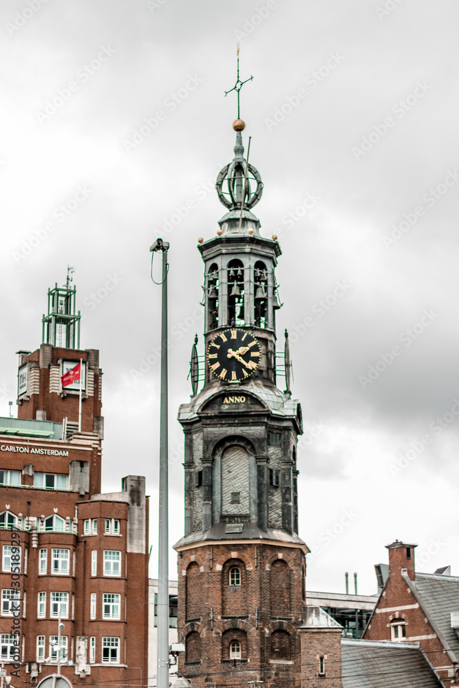 Watchtower in Amsterdam, Holland