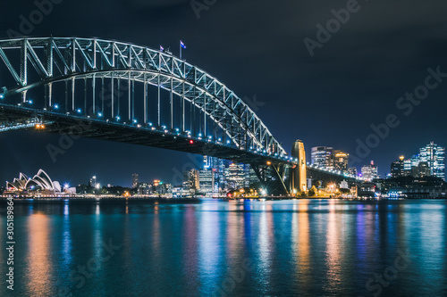 The Sydney Bay at Night, Sydney, Australia © Luigi L. Silipo