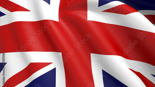 UK Background Flag Hires.  High Resolution Flag of Britain silk. 
