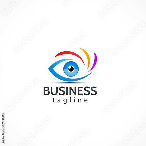 abstract eye logo