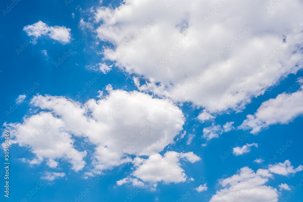 Obraz premium Blue sky clouds for background