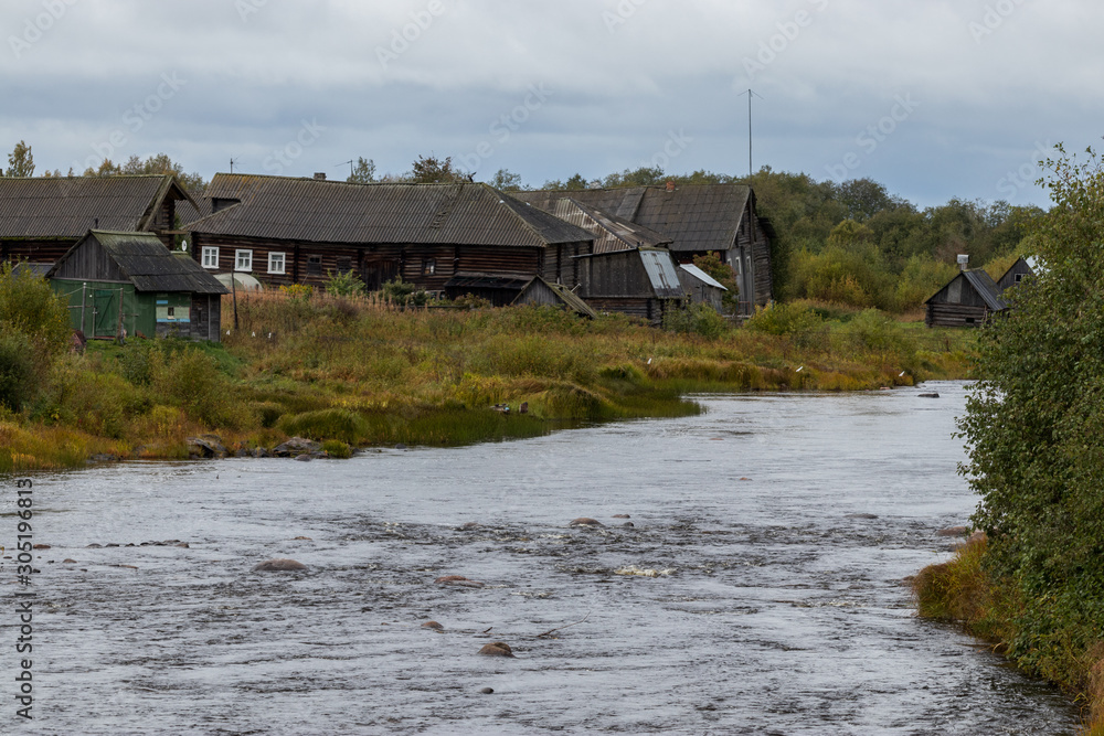 old mill on the river