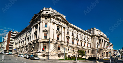 Historic buildings in the city centre of Trieste, Italy