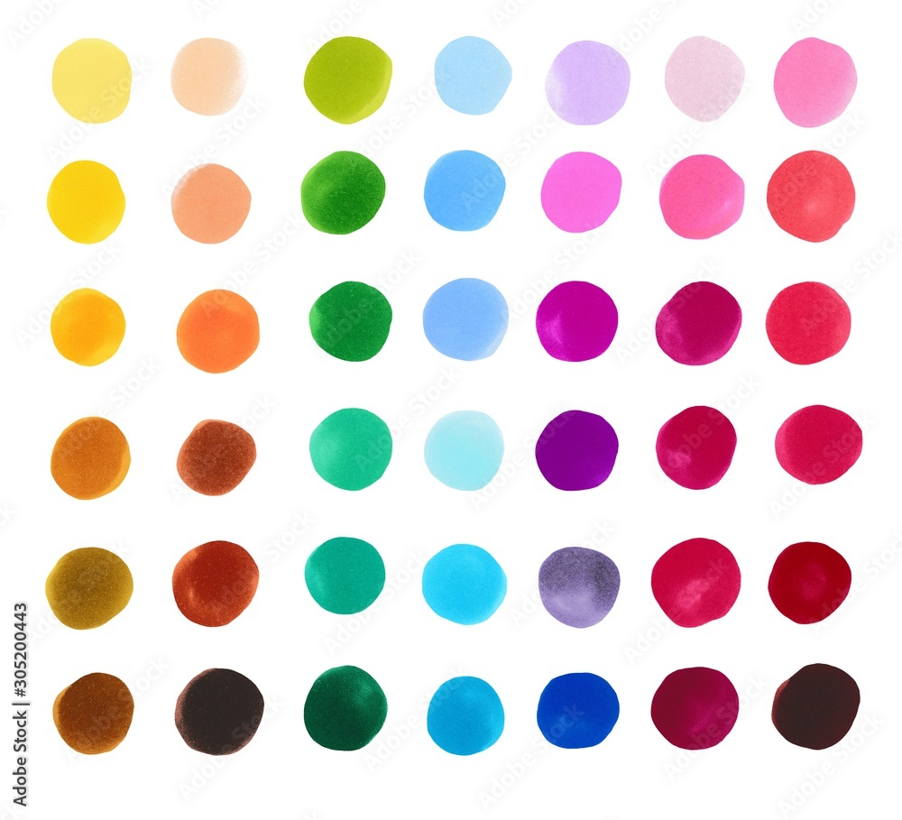 Markers color palette Stock Illustration Adobe Stock