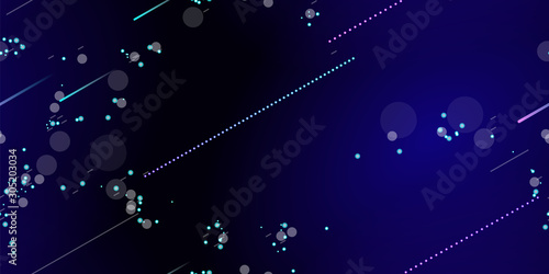 Fast Effect. Motion Neon. Seamless Pattern. Glitch