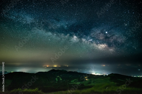東伊豆の春の天の川