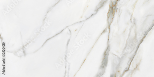 White Carrara Marble Texture Background With Curly Grey-Brown Colored Veins, It Can Be Used For Interior-Exterior Home Decoration and Ceramic Decorative Marble Tile Surface, Wallpaper © Stacey Xura