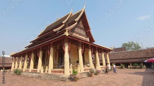 Sisaket Temple In Vientiane, Laos photo