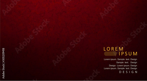 Textured dark design with a red marble effect