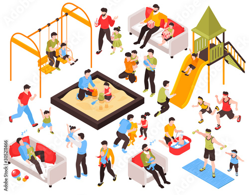 Fatherhood Isometric Set
