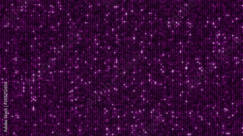 Simple purple particle background with stars.