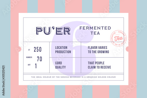 Vintage Minimal Label. Set of graphic modern vintage label