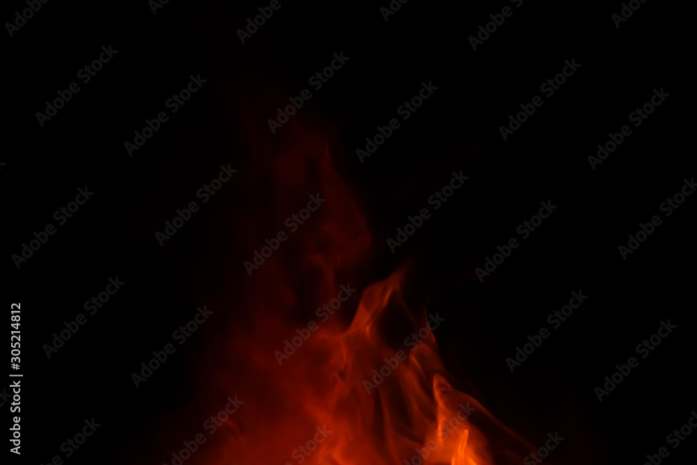 fire flames on black background fire flames on black background