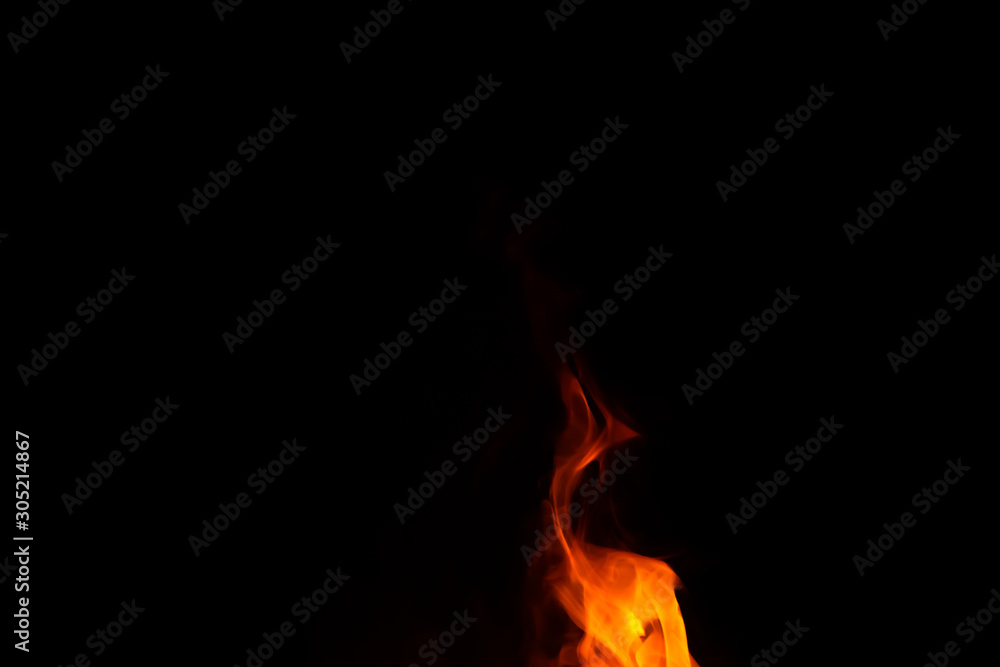 fire flames on black background fire flames on black background