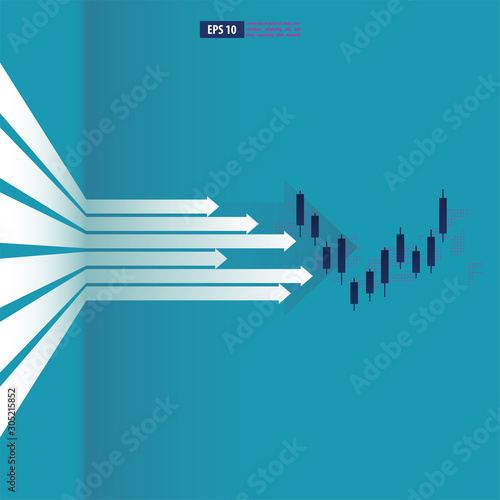 Return on investment, ROI chart and graph, Business, profit, and success. business vector  illustration (2)