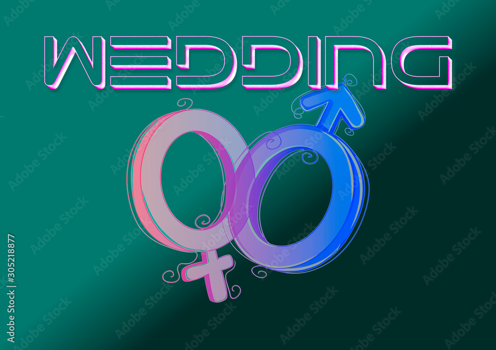 Wedding, Männlich, Weiblich, Symbol Wedding, Männlich, Weiblich, Symbol