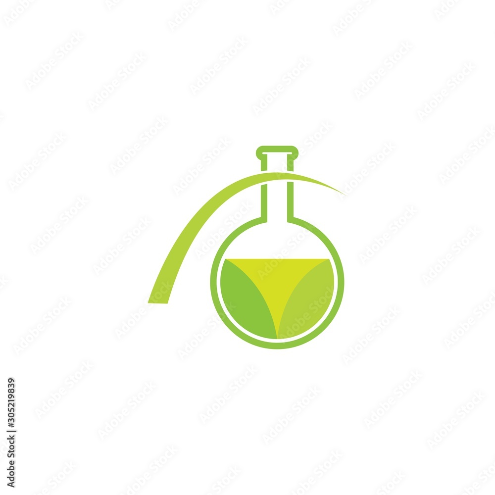 Obraz premium Lab logo vector