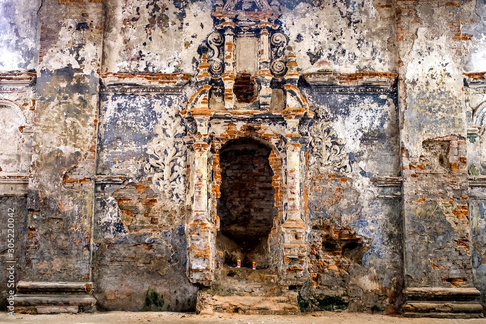 Interior of the Synagogue in Zhovkva during restoration. Lviv region, Ukraine. April 2016 Interior of the Synagogue in Zhovkva during restoration. Lviv region, Ukraine. April 2016