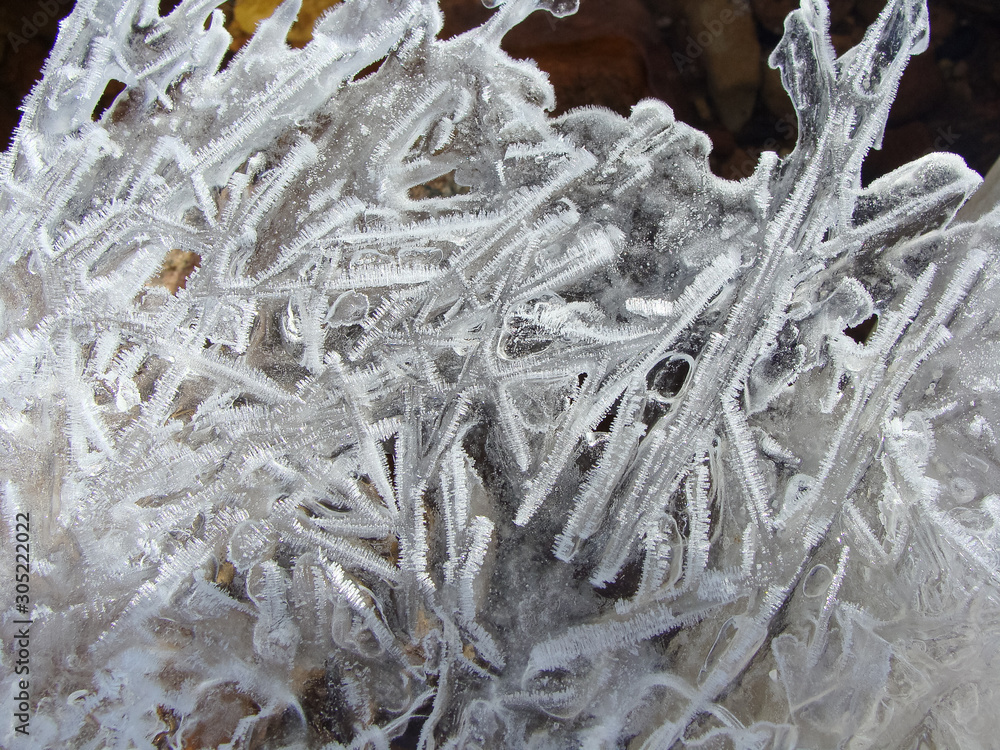 abstract picture with stone and ice formations abstract picture with stone and ice formations
