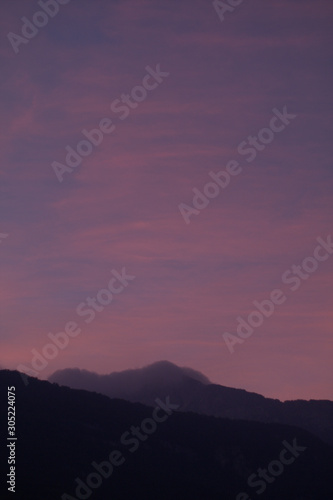 sunset in the mountains,landscape,pink,evening,beautiful, dusk, 