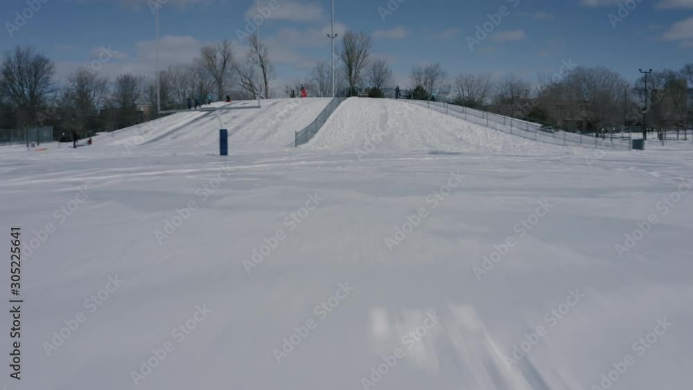 4K winter city industrial bridge highway park seq 001/005 4K winter city industrial bridge highway park seq 001/005