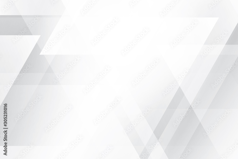 Fototapeta premium Abstract geometric white and gray color background. Vector, illustration. 