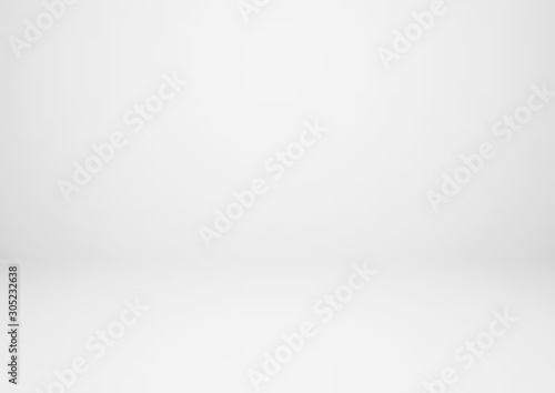 Empty gray studio room vector background. Can be used for display or montage your products