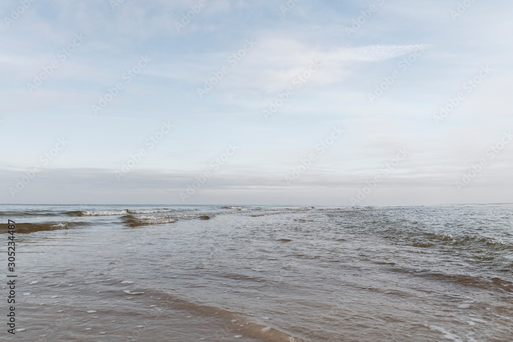 Fototapeta premium Blue and still Baltic sea.