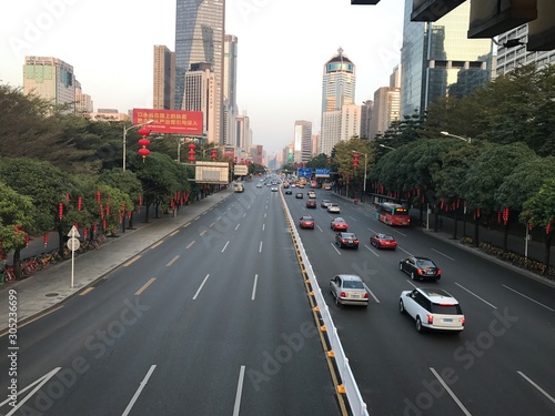 Shenzhen, China Sunset