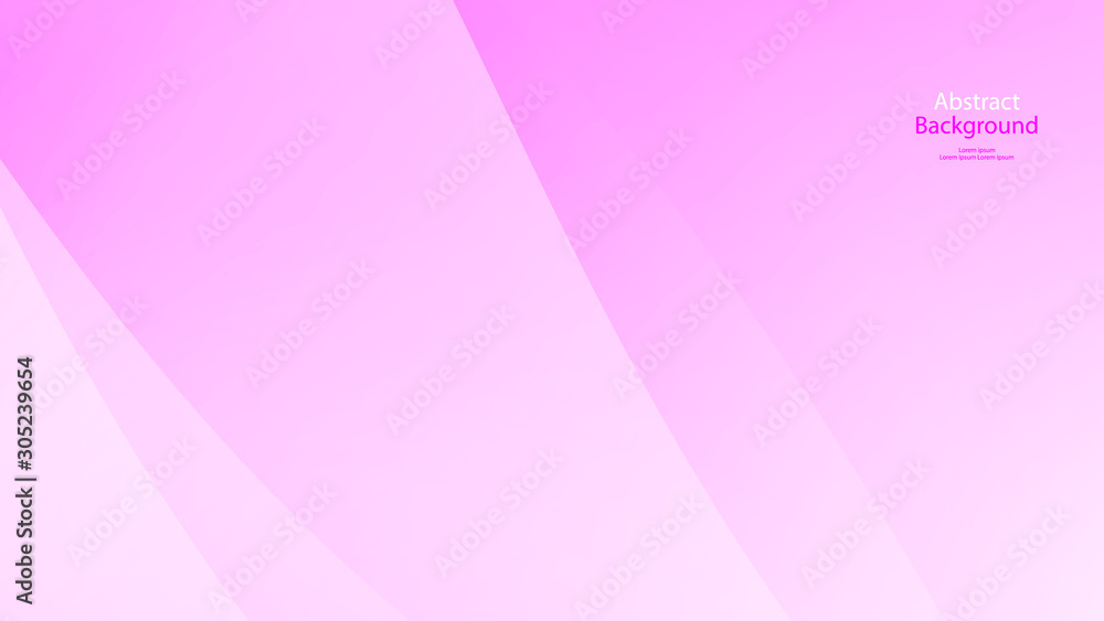 Pink tone color and white color background abstract art vector 