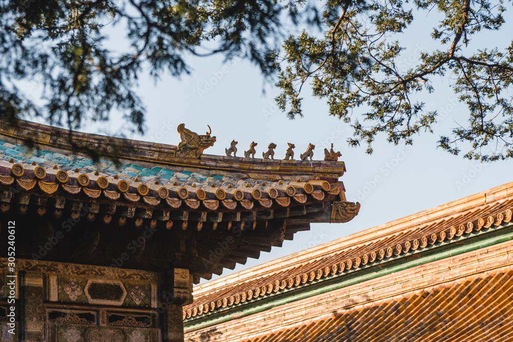 Chinese traditional architecture, Chinese roof top design in Beijing Chinese traditional architecture, Chinese roof top design in Beijing