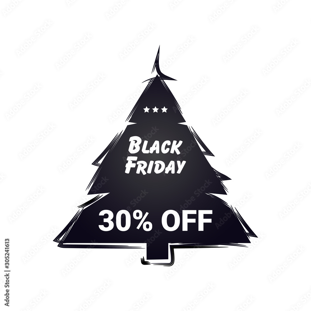 black friday sticker discount badge holiday shopping concept big sale label advertising campaign vector illustration black friday sticker discount badge holiday shopping concept big sale label advertising campaign vector illustration